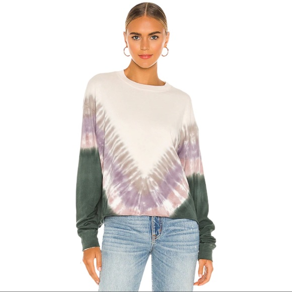 Daydreamer X Free People Tie Dye Long Sleeve Tee - Picture 2 of 11